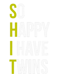 So Happy I Have Twins With Code Pregnancy Fathers Day Women's T-Shirt