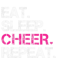 Eat Sleep Cheer Repeat Cheerleading Cheerleader Gifts Softstyle Adult Sport Polo