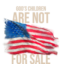 Gods Children Are Not For Sale Usa Flag T-Shirt