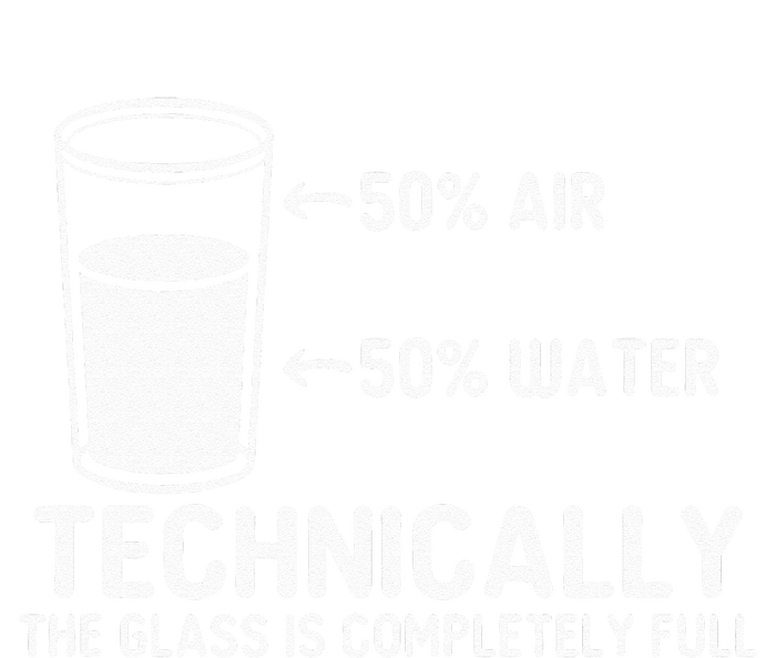 Teacher Scientific Technically The Glass Is Completely Full 16 in Basic Backpack