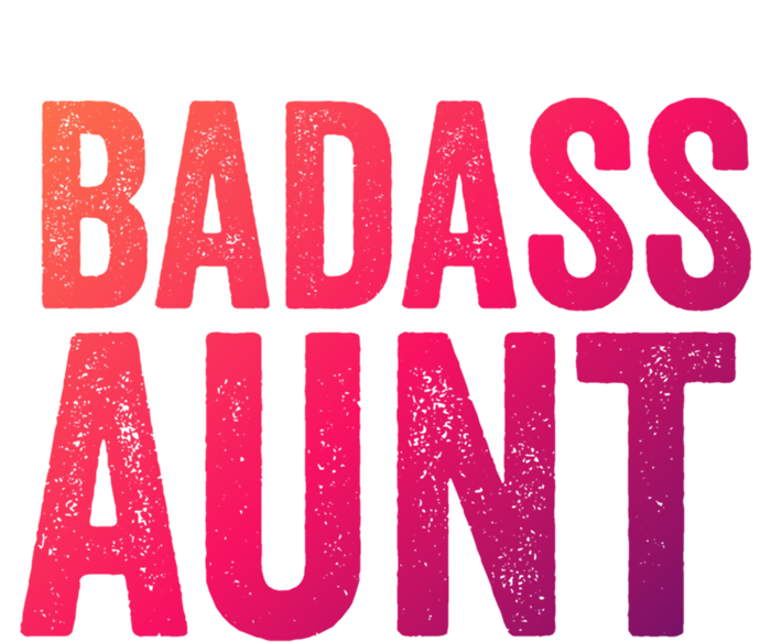 Badass Aunt Gift Funny New Aunt Idea New Niece Nephew Gift Tie-Dye T-Shirt