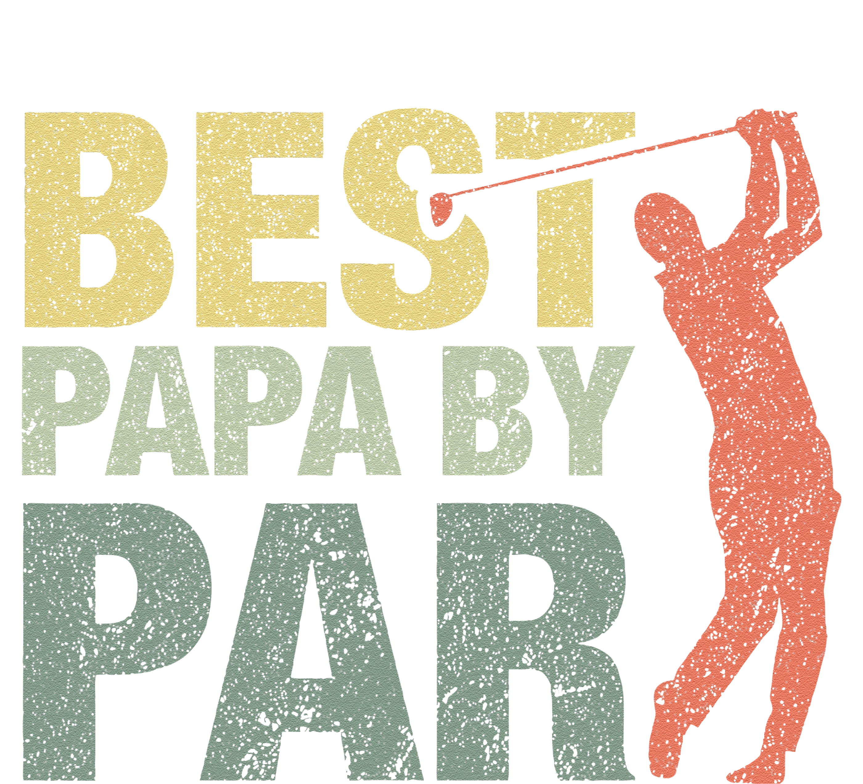 Funny Best Papa By Par Fathers Day Golf Gift Grandpa Long Sleeve Pajama Set