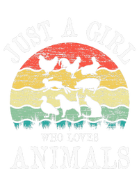 Just A Girl Who Loves Animals Women's T-Shirt