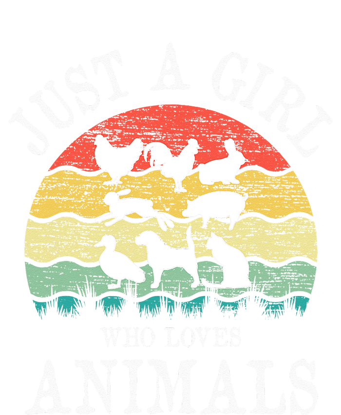 Just A Girl Who Loves Animals Women's T-Shirt