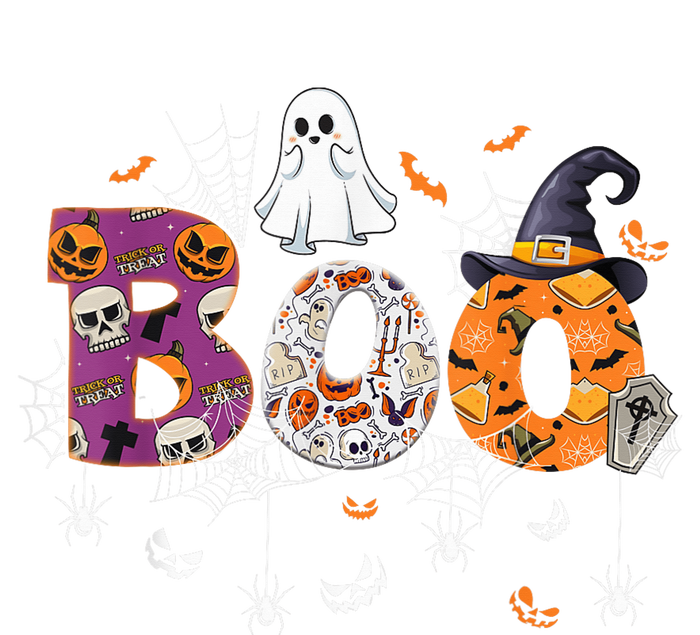 Boo Halloween Costume Spiders, Ghosts, Pumpkin & Witch Hat Premium T-Shirt