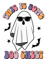 Retro Cute Ghost Halloween This Is Some Boo Sheet Wo  Pom Pom 12in Knit Beanie