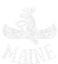 Maine Funny Moose Canoe Vacation Grommeted Golf Towel