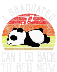 I Graduated Can I Go Back To Bed Now Cute Panda Sleeping Premium T-Shirt