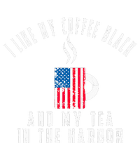 I Like My Coffee Black And My Tea In The Harbor US Flag Cup Women’s Perfect Tri Rocker Tank