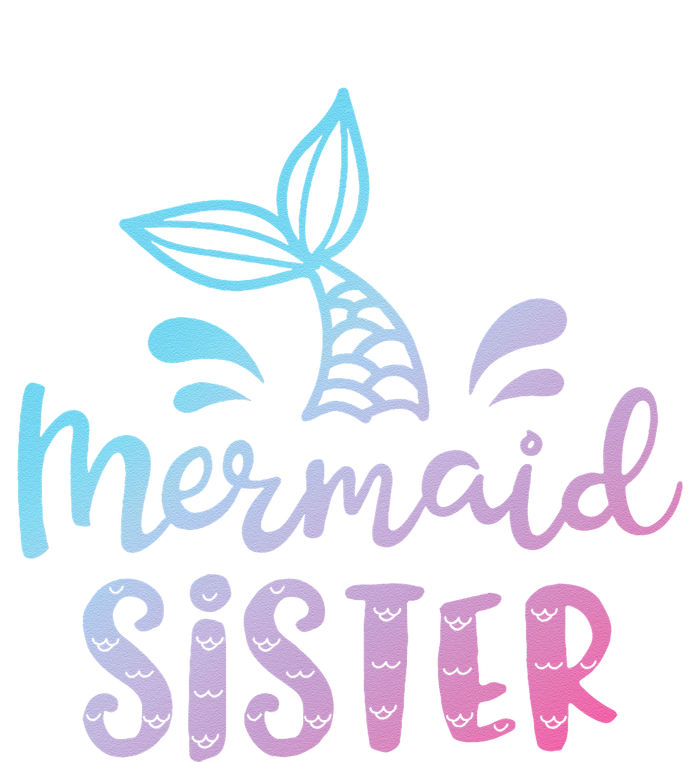 Mermaid Sister Funny Women Family Matching Birthday T-Shirt