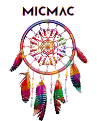 Micmac Native American Indian Colorful Dreamcatcher Tribe Tote Bag