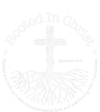 Rooted In Christ Cross Pray God Bible Verse Christian Gifts Women's T-Shirt