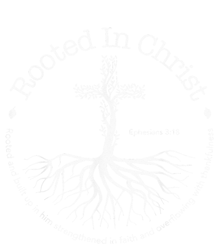 Rooted In Christ Cross Pray God Bible Verse Christian Gifts Women's T-Shirt