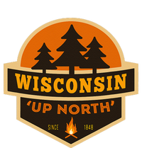 Retro Wisconsin Up North Toddler Fine Jersey T-Shirt