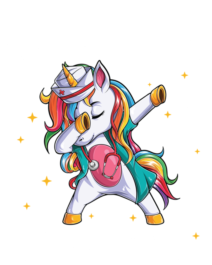 Dabbing Unicorn Nursicorn Funny Nurse Gift Cna Rn Gift Ladies Long Sleeve Shirt