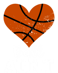 Ball Aunt Heart Funny Basketball Aunt Gift T-Shirt