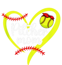 Softball Pitcher Mom Heart Mama Of A Softball Pitcher Mother Cool Comfort Performance Bucket Hat