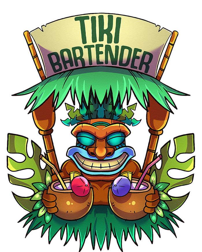 Tiki Bartender Kahuna Tropical Drinks Cocktails Luao Party Sustainable Beanie