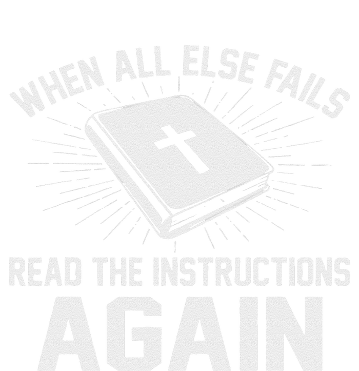 When All Else Fails Read The Instructionsagain Bible Women's Flannel Pajama Set