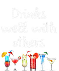 Womens Funny Bartender Drinks Well With Others Gift Youth Performance Sprint T-Shirt