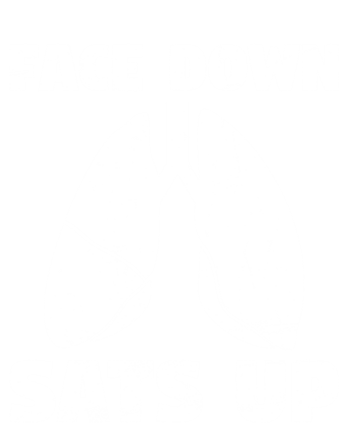 Face Down Sats Up Asthma Gift Women's Racerback Tank