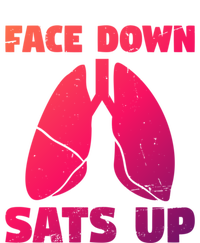 Face Down Sats Up Asthma Gift Zip Tote Bag