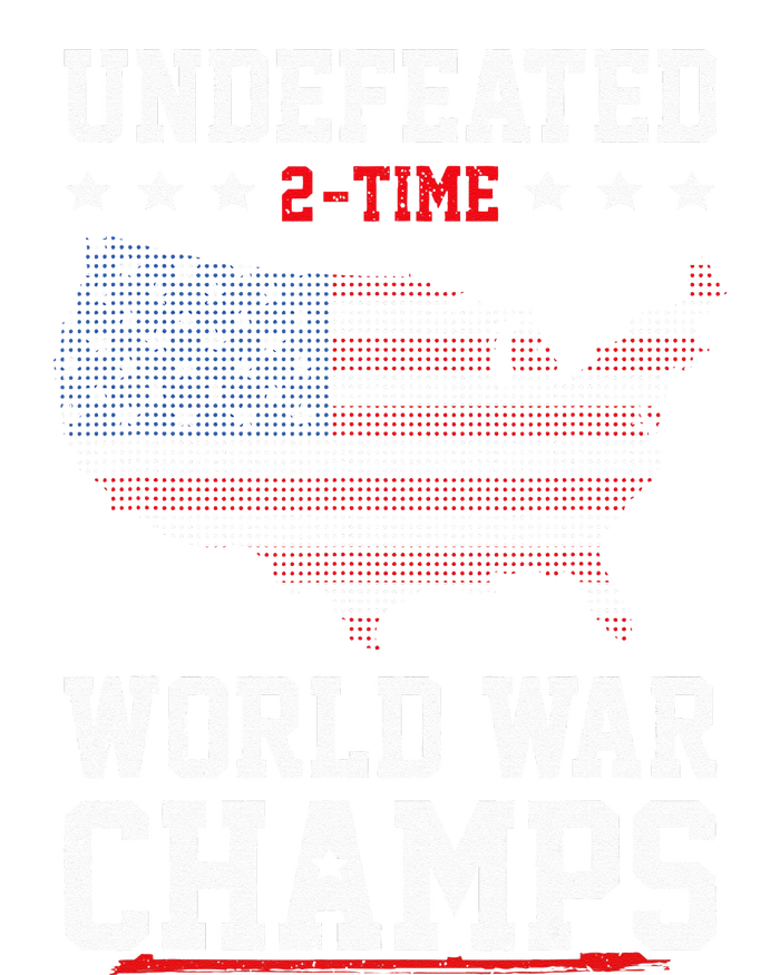 Undefeated 2 Time World War Champs Patriotic 4th Of July Legacy Cool Fit Booney Bucket Hat