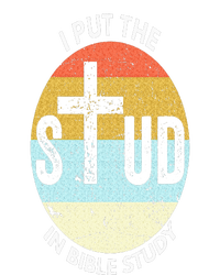 I Put The Stud In Bible Study Funny Bible Study Christian T-Shirt