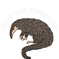 Save The Pangolins Gift Wildlife Conservation Gift Stripe Pom Pom Beanie