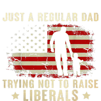 Just A Regular Dad Trying Not To Raise Liberals Fathers Day Women's T-Shirt