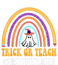 Substitute Teacher Rainbow Trick or teach Funny Halloween T-Shirt