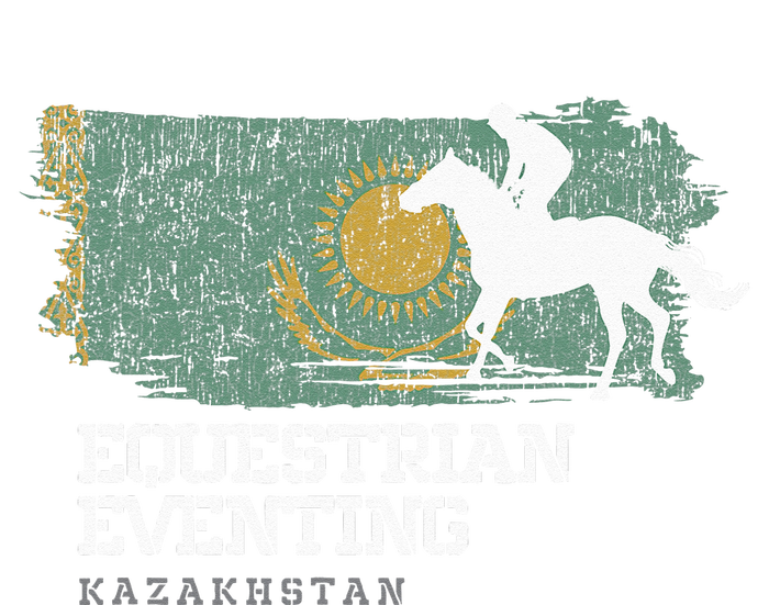 Equestrian Eventing Kazakhstan Rider Horse T-Shirt