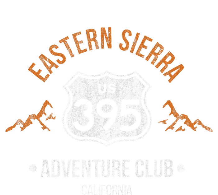 California Highway 395 Eastern Sierra Hiking Adventure Club T-Shirt