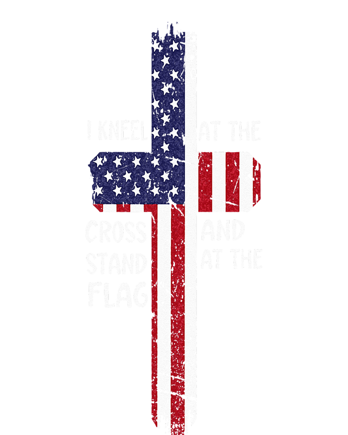 Kneel Cross At The Cross Memorial Day Never Forget Veteran T-Shirt