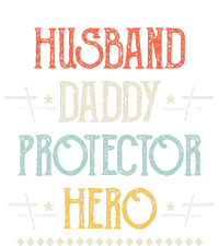 Husband Daddy Protector Hero Best Dad Fathers Day Gift Softstyle Adult Sport Polo