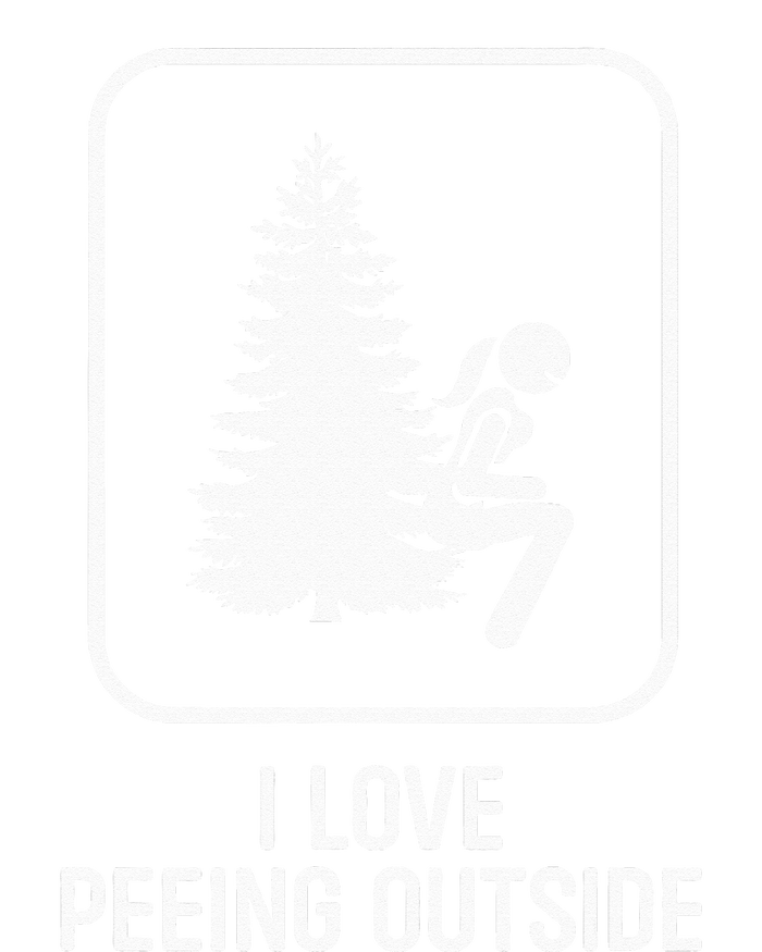 I Love Peeing Outside Girl Sign Funny Camping Hiking Outdoor Ladies Essential Tank