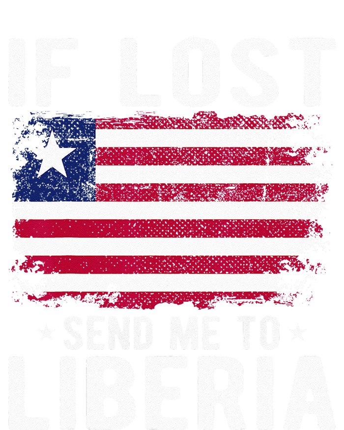 Liberia Flag Souvenir If Lost Send Me To Liberia Sustainable Knit Beanie