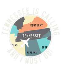 Tennessee Is Calling And I Must Go Tennessee State Women's Tri-Blend 3/4-Sleeve Raglan Shirt