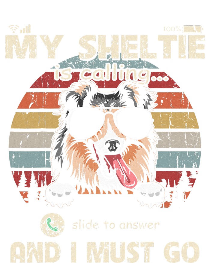 My Sheltie Is Calling And I Must Go Phone Screen Style Tote Bag