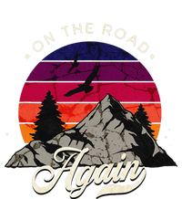 On The Road Again Vintage Wilderness Adventure Womens California Wash Sweatshirt