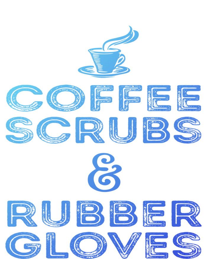 Funny Medical : Coffee Scrubs And Rubber Gloves Gift Striped Beanie with Solid Band