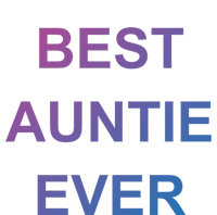 Best Auntie Ever Gift Valucap Bio-Washed Visor