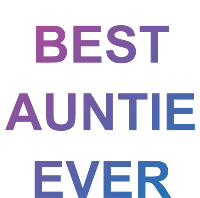 Best Auntie Ever Gift Valucap Bio-Washed Visor