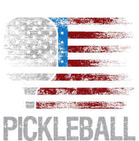 US Flag Pickleball Player Paddleball Lover Kids Hoodie