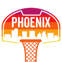 Phoenix Basketball BBall Vintage Retro Sunset Game Fan T-Shirt