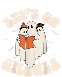 Lets Go Ghouls Retro Ghost Books Trick Or Teach Halloween T-Shirt