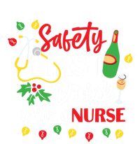 Funny Nurse Christmas Safety First With A Nurse Gift Sweatshirt