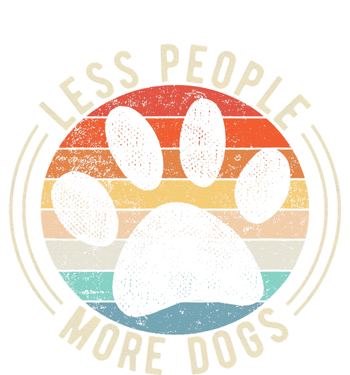 Vintage Retro Funny Sayings Dog Lover Less People More Dogs Toddler T-Shirt