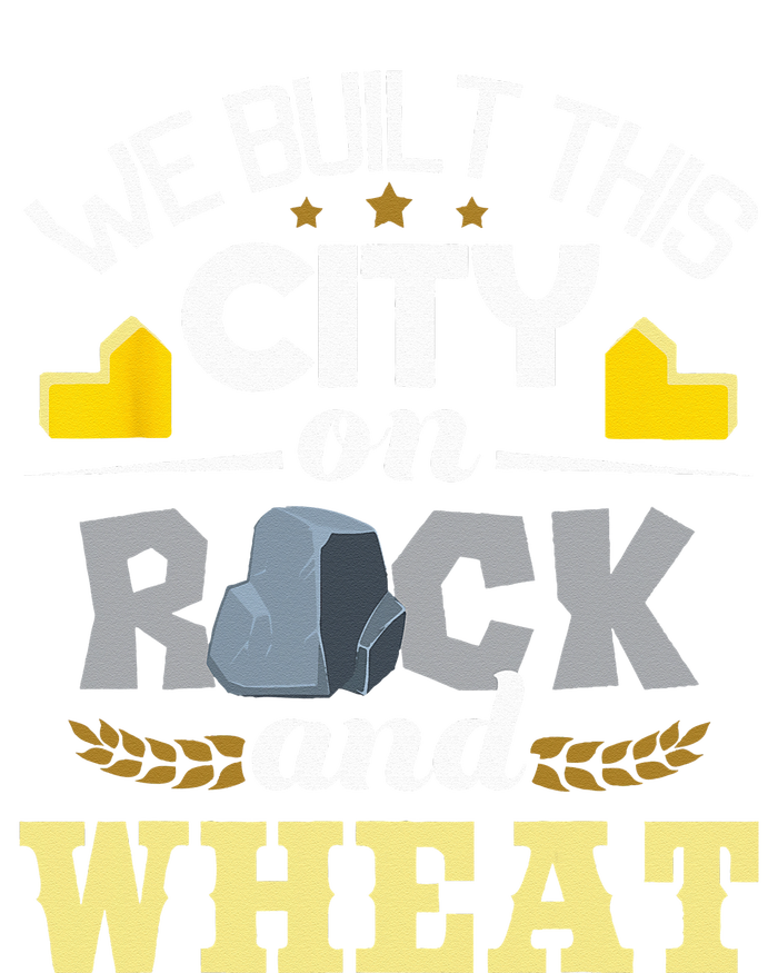 We Built This City On Rock And Wheat Tabletop Board Gaming Valucap Bio-Washed Visor