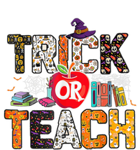 Trick Or Teach Funny Teacher Halloween Costume Wo  V-Neck T-Shirt